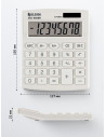 CAL034,Calculator de birou 8 digiți, 120 x 105 x 21 mm, Eleven SDC-805 Alb