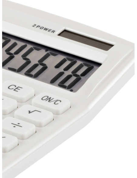CAL034,Calculator de birou 8 digiți, 120 x 105 x 21 mm, Eleven SDC-805 Alb