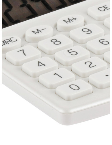 CAL034,Calculator de birou 8 digiți, 120 x 105 x 21 mm, Eleven SDC-805 Alb