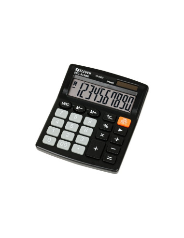 CAL035,Calculator de birou 10 digiți, 124 x 102 x 25 mm, Eleven SDC-810NR