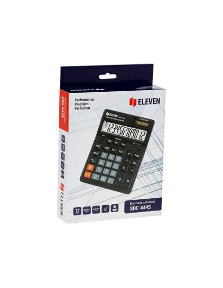 CAL041,Calculator de birou 12 digiți, 199 x 153 x 31 mm, Eleven SDC-444S