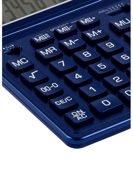 CAL042,Calculator de birou 12 digiți, 204 x 155 x 33 mm, Eleven SDC-444XR Albastru