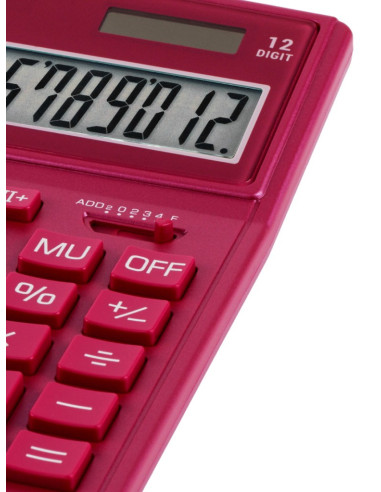 CAL042,Calculator de birou 12 digiți, 204 x 155 x 33 mm, Eleven SDC-444XR Roz CAL042,Calculator de birou 12 digiți, 204 x 155 x 33 mm, Eleven SDC-444XR Roz