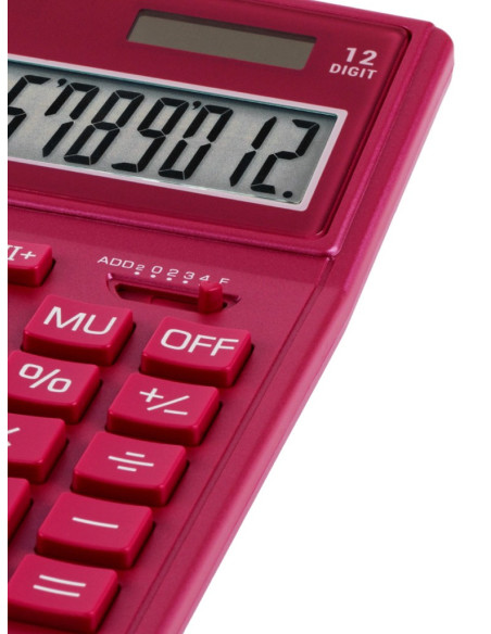 CAL042,Calculator de birou 12 digiți, 204 x 155 x 33 mm, Eleven SDC-444XR Roz CAL042,Calculator de birou 12 digiți, 204 x 155 x 33 mm, Eleven SDC-444XR Roz