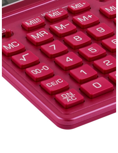 CAL042,Calculator de birou 12 digiți, 204 x 155 x 33 mm, Eleven SDC-444XR Roz CAL042,Calculator de birou 12 digiți, 204 x 155 x 33 mm, Eleven SDC-444XR Roz