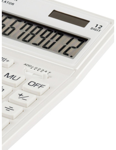 CAL042,Calculator de birou 12 digiți, 204 x 155 x 33 mm, Eleven SDC-444XR Alb