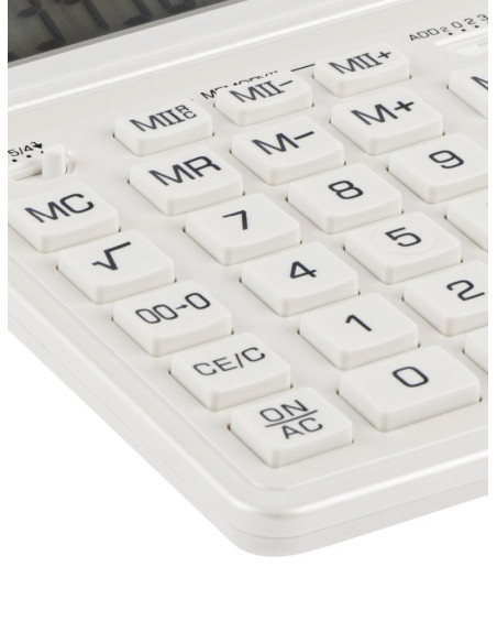 CAL042,Calculator de birou 12 digiți, 204 x 155 x 33 mm, Eleven SDC-444XR Alb