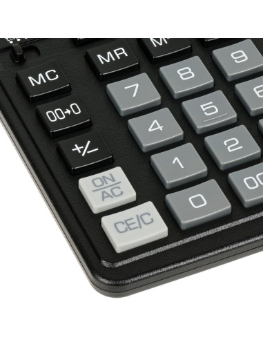 CAL044,Calculator de birou 12 digiți, 203 x 158 x 31 mm, Eleven SDC-888X-BK