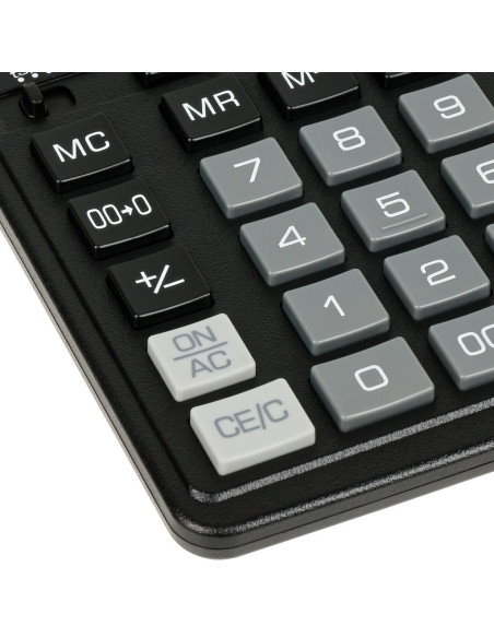 CAL044,Calculator de birou 12 digiți, 203 x 158 x 31 mm, Eleven SDC-888X-BK