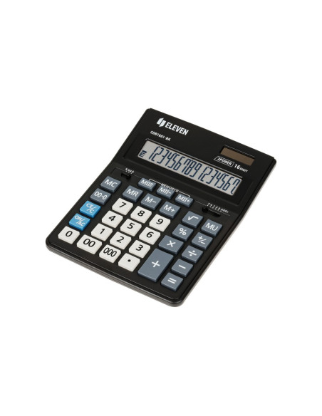 CAL048,Calculator de birou 16 digiți, 205 x 155 x 35 mm, Eleven CDB1601-BK