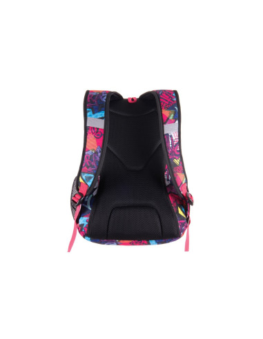 SKG169,Rucsac Pulse Teens Pink Graffiti