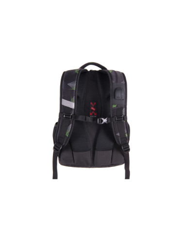 SKG167,Rucsac Pulse Music Green Arrow