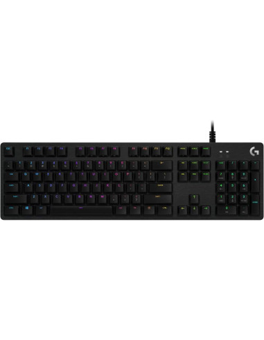 920-009370,LOGITECH G512 CARBON LIGHTSYNC RGB Mechanical Gaming Keyboard with GX Red switches-CARBON-US INTL-USB-IN, "920-009370