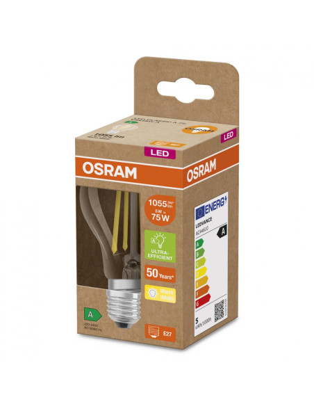 000004099854009617,LED CLA75 5W/830 230V FIL EA E27FS1OSRAM "000004099854009617" (include TV 0.60lei)