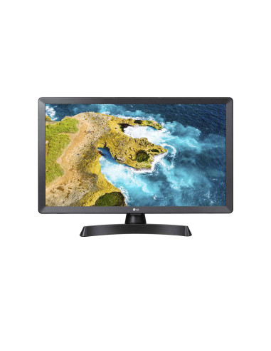 24TQ510S-PZ,Monitor LG HD 24TQ510S-PZ, 59,9 cm (23.6"), 1366 x 768 Pixel, LED, Smart TV, Wi-Fi, Negru, Gri