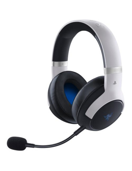 RZ04-04030200-R3G1,Casti cu microfon Razer Kaira Pro HyperSpeed - Playstation Licensed, Bluetooth/USB-C, Black-White