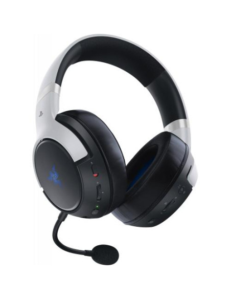 RZ04-04030200-R3G1,Casti cu microfon Razer Kaira Pro HyperSpeed - Playstation Licensed, Bluetooth/USB-C, Black-White