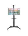 ICA-TR46,Stand TV mobil pe roti, raft pentru dispozitive multimedia, 37 - 70 inch, reglabil, TECHLY, negru, ICA-TR46 "ICA-TR46"