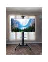 ICA-TR46,Stand TV mobil pe roti, raft pentru dispozitive multimedia, 37 - 70 inch, reglabil, TECHLY, negru, ICA-TR46 "ICA-TR46"