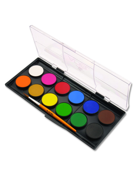 AD2290932,Acuarele 12 culori 30mm + pensula adel
