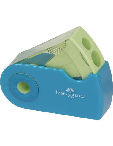 FC182704,Ascutitoare plastic dubla sleeve trend 2019 faber-castell