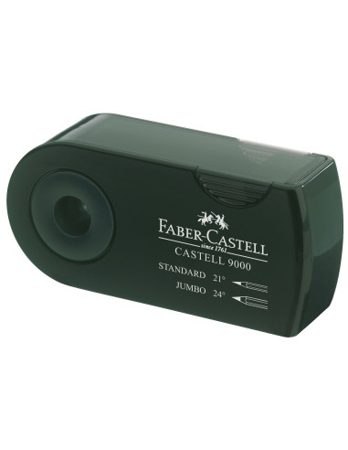 FC582800,Ascutitoare plastic dubla sleeve verde faber-castell