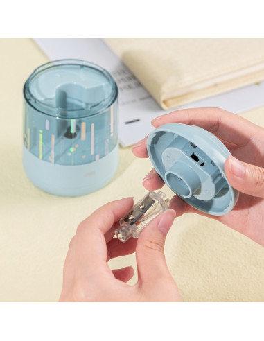 DLEH508-BL,Ascutitoare electrica 6.9-8mm bleu deli