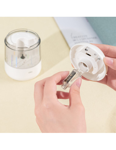 DLEH508-WH,Ascutitoare electrica 6.9-8mm alba deli