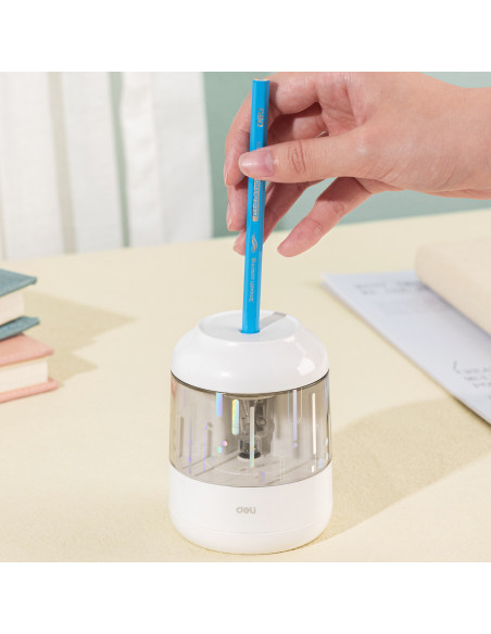 DLEH508-WH,Ascutitoare electrica 6.9-8mm alba deli