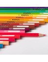 KO93312,Creioane colorate 12 culori + ascutitoare triunghiulare kores
