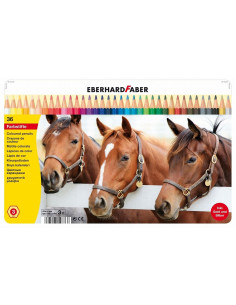 EF514836,Creioane colorate 36 culori cutie metal eberhard faber
