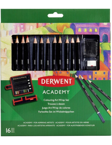 DW2305681,Set portbail creioane colorate 16 cul pt schite derwent academy