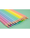 KO93311,Creioane colorate 12 culori pastel kores