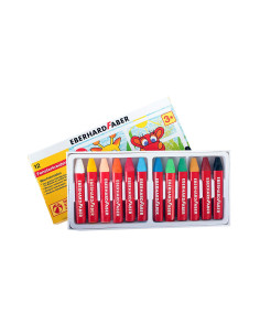 EF524112,Creioane cerate pentru sticla 12 culori eberhard faber 2