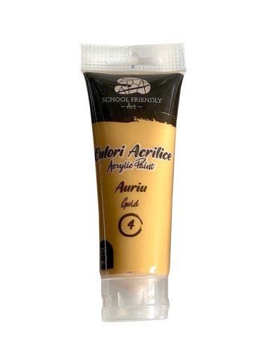 MCTPA7504,Culori acrilice 75ml auriu premium sf art pigna