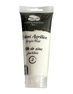 MCTPA2002,Culori acrilice 200ml alb zinc premium sf art pigna