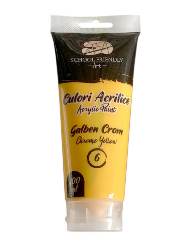 MCTPA2006,Culori acrilice 200ml galben crom premium sf art pigna