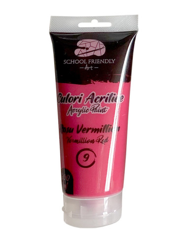 MCTPA2009,Culori acrilice 200ml rosu vermillion premium sf art pigna