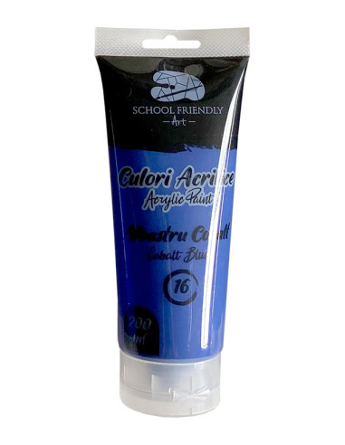 MCTPA2016,Culori acrilice 200ml albastru cobalt premium sf art pigna