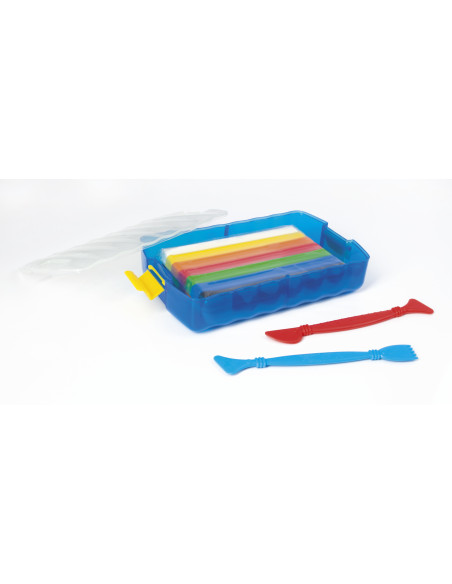 EF572010,Plastilina 10 culori cutie plastic eberhard faber