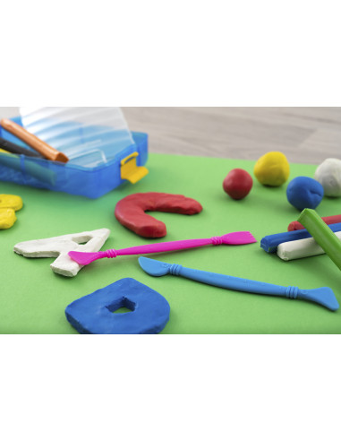 EF572010,Plastilina 10 culori cutie plastic eberhard faber