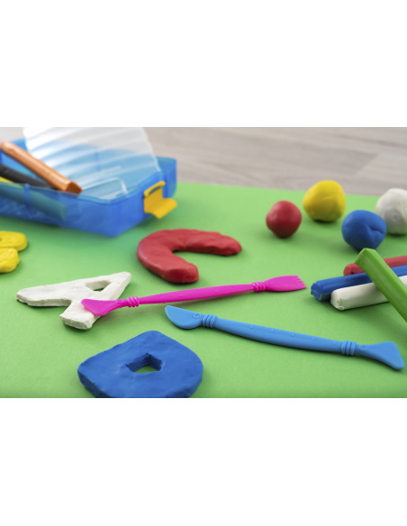 EF572010,Plastilina 10 culori cutie plastic eberhard faber