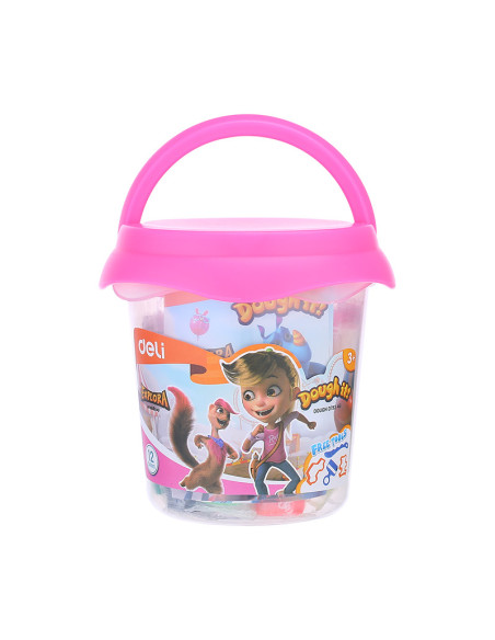 DLED75346,Plastilina soft galetusa 12 culori 160g deli