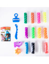 DLED75346,Plastilina soft galetusa 12 culori 160g deli