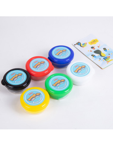 DLED85010,Plastilina soft light 6 borcane* 15g deli
