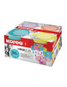 KO34242,Plastilina modelaj 4*40g culori pastel kores