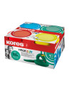 KO34241,Plastilina modelaj 4*40g culori intense kores