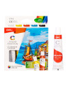 DLEC115,Tempera 5 culori 12ml deli