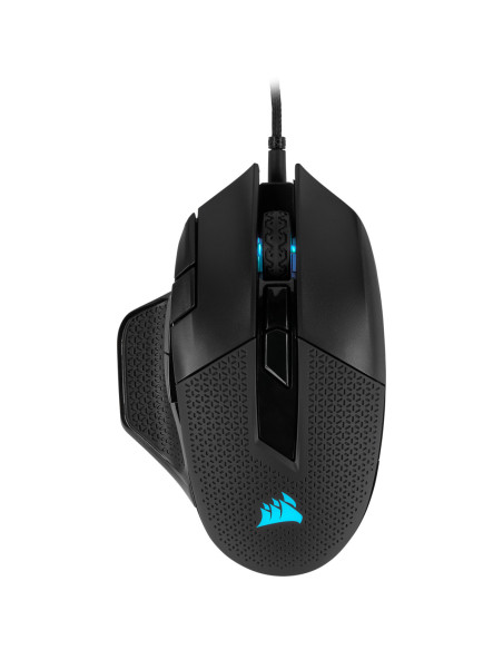CH-9306011-EU,MOUSE CORSAIR, "NIGHTSWORD RGB", gaming, cu fir, USB, optic, 18000 dpi, butoane/scroll 8/1, iluminare, butoane pro