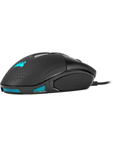 CH-9306011-EU,MOUSE CORSAIR, "NIGHTSWORD RGB", gaming, cu fir, USB, optic, 18000 dpi, butoane/scroll 8/1, iluminare, butoane pro